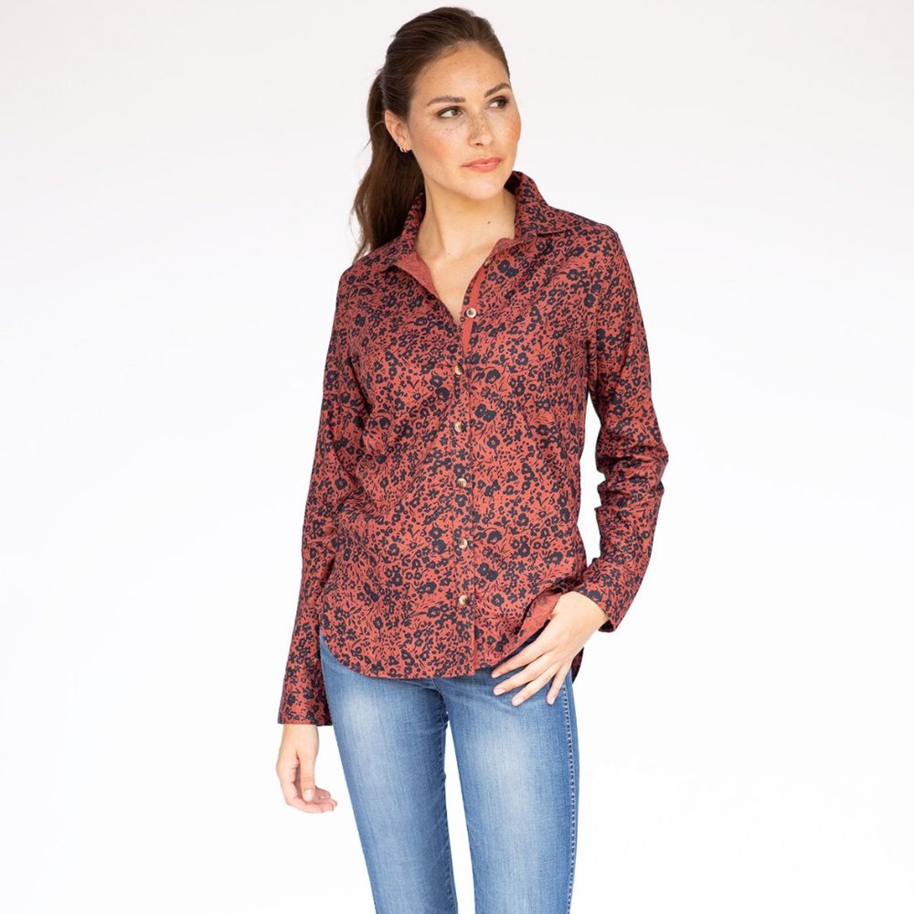 NWT Evy's Tree Amy Shirt in Ditsy Floral